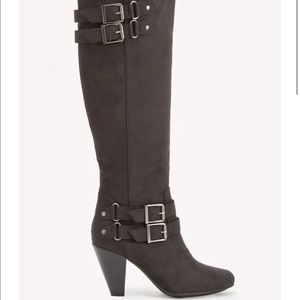 JustFab Camarella Size 9 Wide Calf Boots